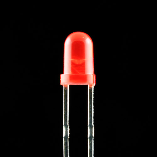 Kahlert LED 3mm 3,5 Volt weiß mit Kabel und Stecker  *NEU/OVP* 