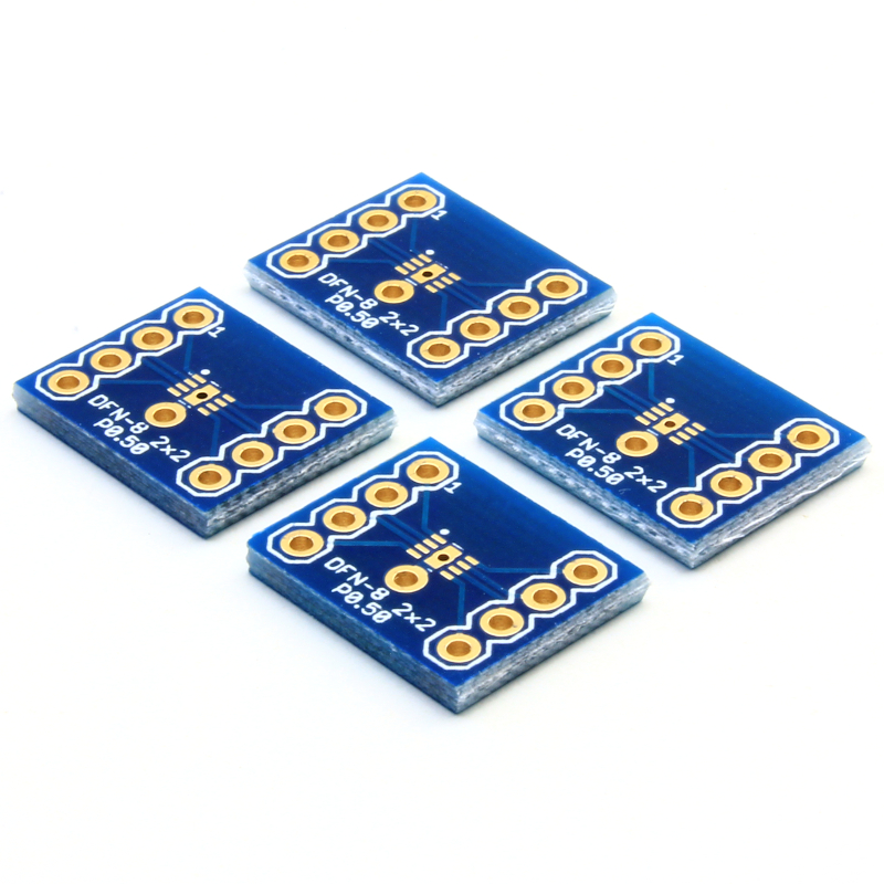DFN-8 to DIP Adapter (2mm x 2mm - P0.50) Pack of 4