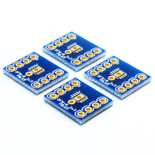 DFN-8 to DIP Adapter (3mm x 3mm - P0.65) Pack of 4