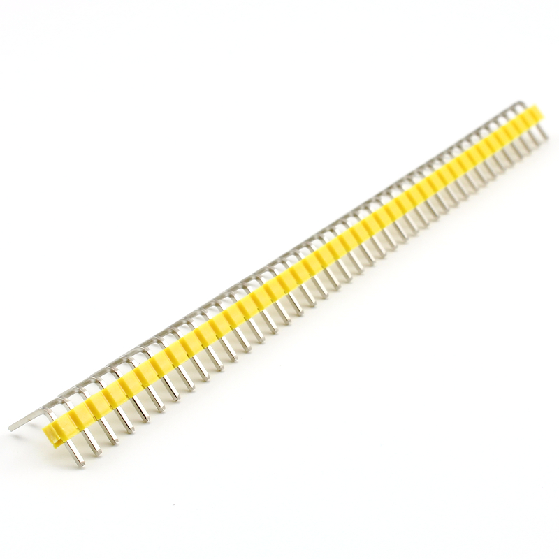 Header Male 40 Pins 90º – Yellow