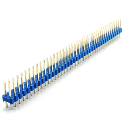 Header Male 2×40 Pins – Blue