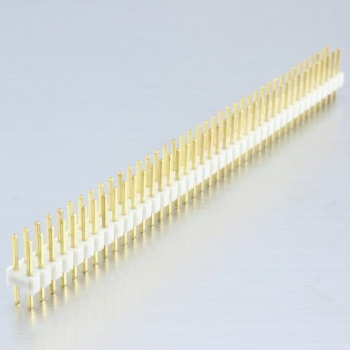 Header Male 2×40 Pins – White