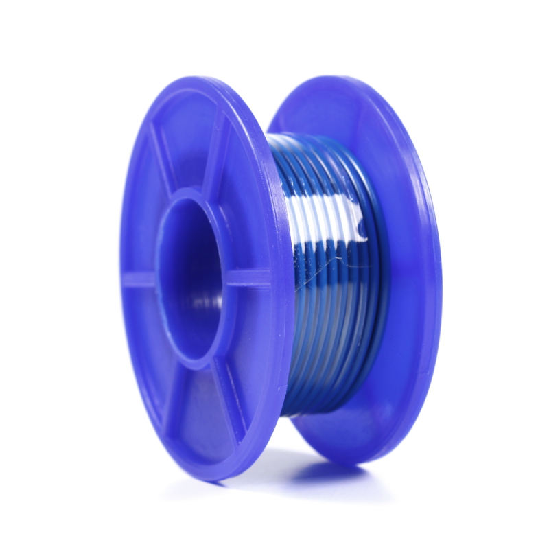 Wire Spool - Stranded - 22 AWG - 5m - Blue