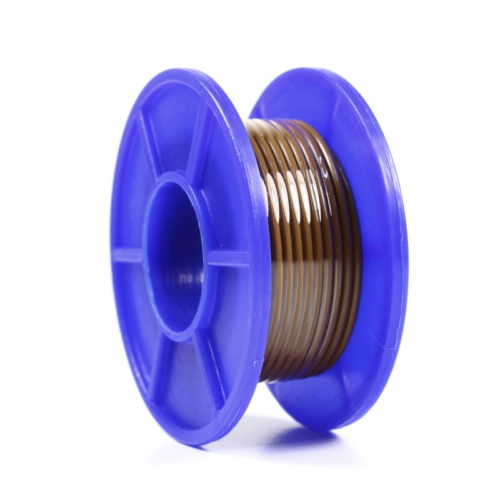 Wire Spool - Stranded - 22 AWG - 5m - Brown